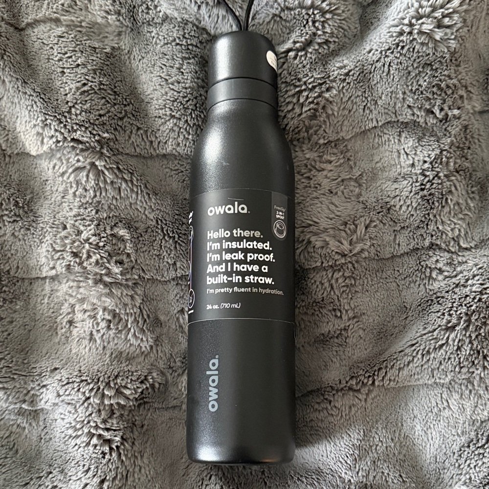 Owala Insulated Stainless Steel Water Bottle - Black